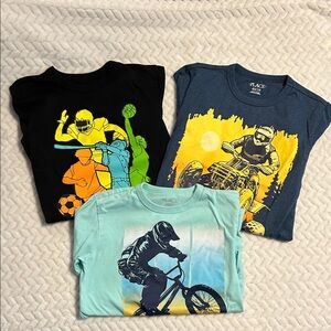 Children’s Place Graphic Short Sleeve T-Shirts Bundle